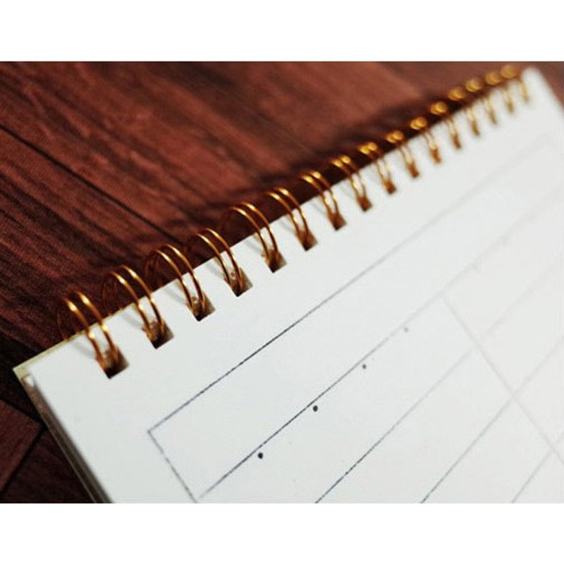 Universal condition Le cahier frame A5 size spiral center lined notebook Universal condition Le cahier frame A5 size spiral center lined notebook