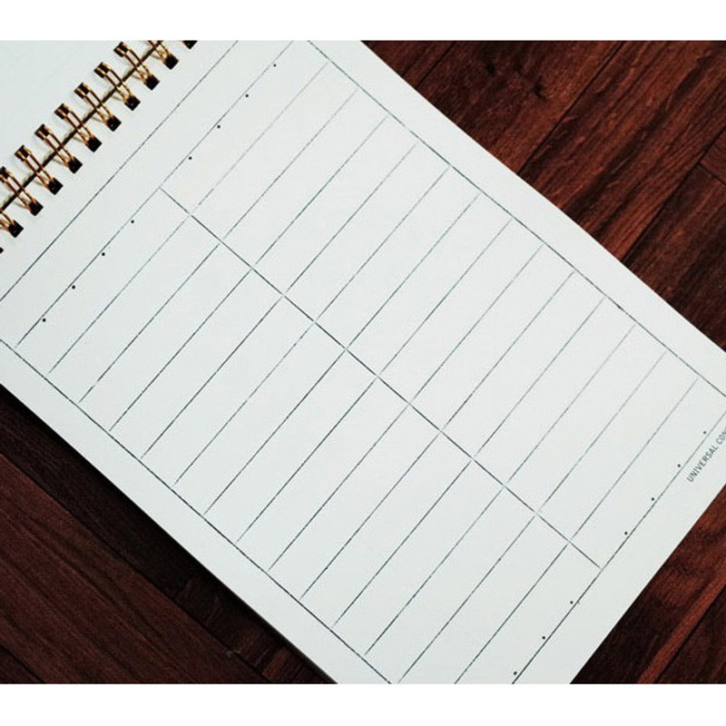 Universal condition Le cahier frame A5 size spiral center lined notebook Universal condition Le cahier frame A5 size spiral center lined notebook