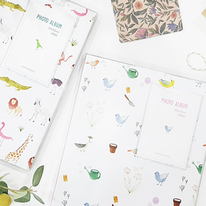 Plant Animal pattern self adhesive photo album Plant Animal pattern self adhesive photo album