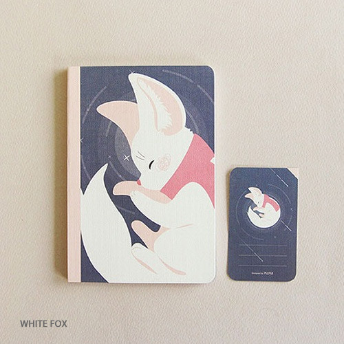 White fox - PLEPLE ChouChou 90 days undated daily journal diary