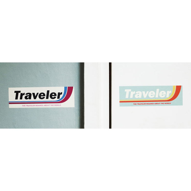 Traveler - UNIVERSAL CONDITION Vintage Typography Message Sticker Set