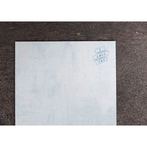 I love you message postcard