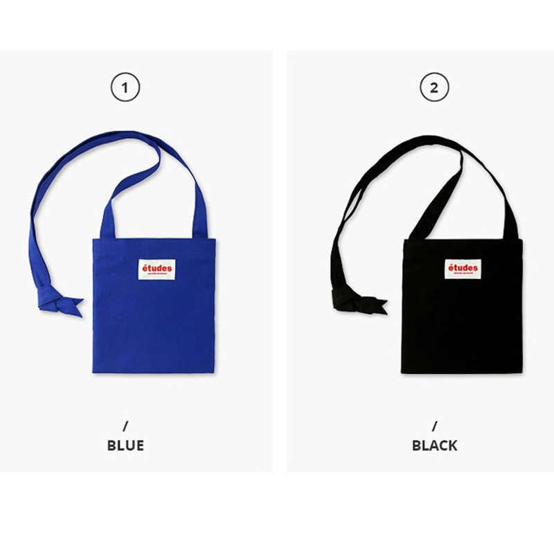 Colors of Etudes passport cotton crossbody bag