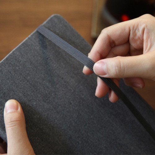 Elastic band closure