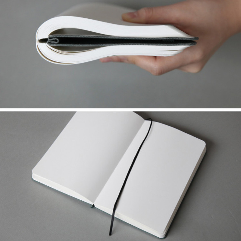 Detail of Making memory hardcover medium plain notebook 