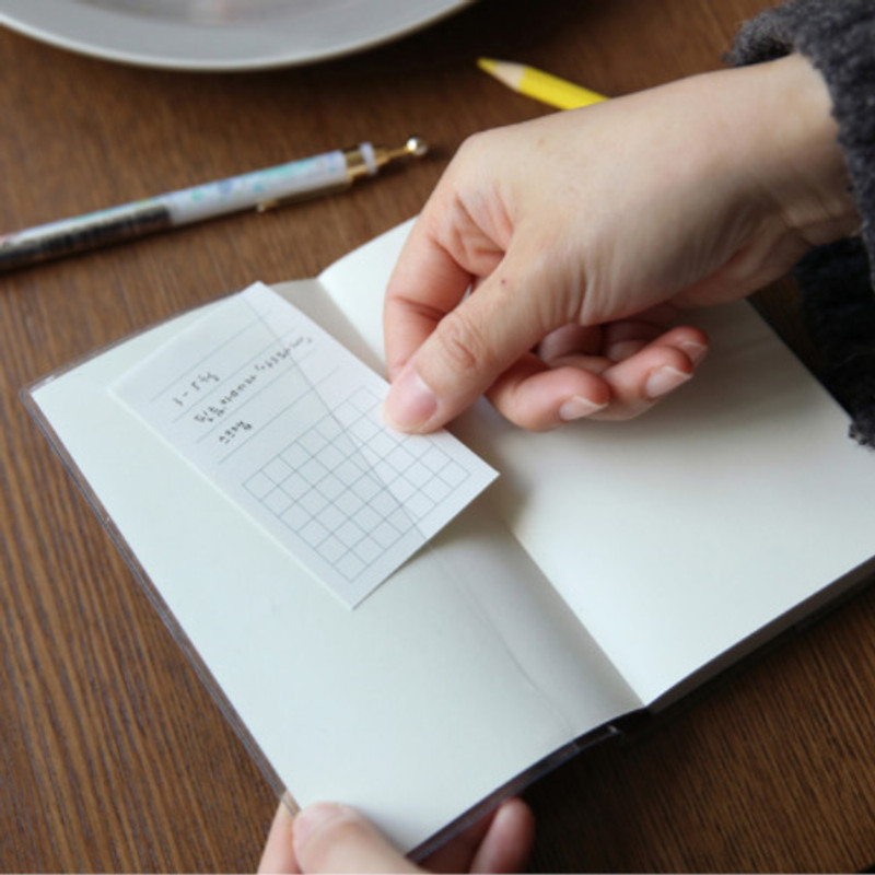 PVC cover - Free small gird notebook PVC cover - Free small gird notebook