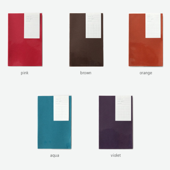 Colors of Free medium grid notebook