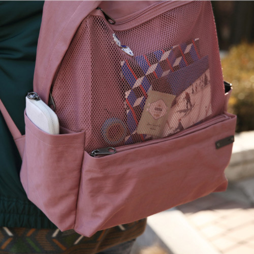 Outside mesh pocket - Travelus travel backpack for anything