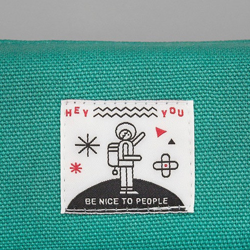 BNTP Hey you zipper pencil case with strap