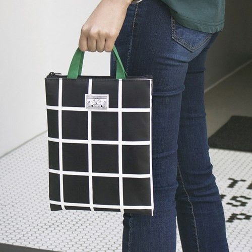 BNTP Coated cotton medium document tote bag