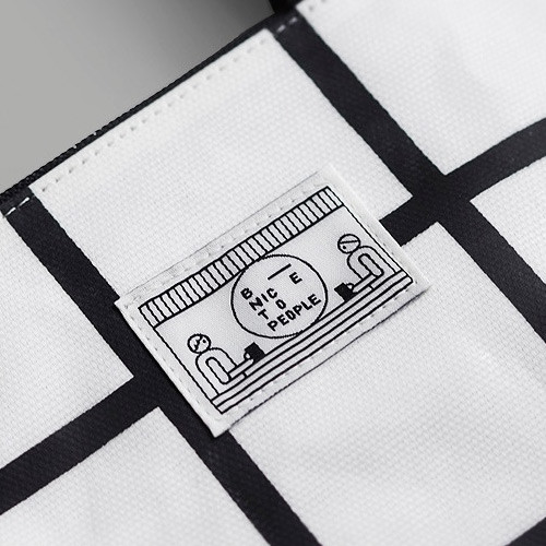 BNTP Coated cotton medium document tote bag