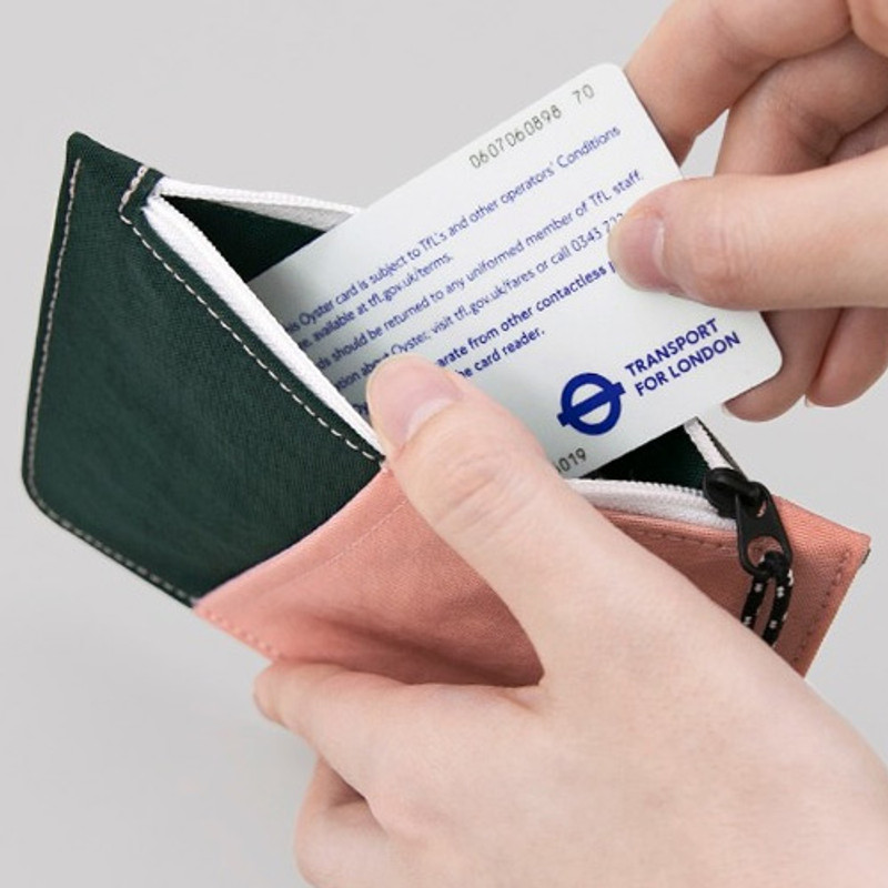 Zipper pocket - BNTP Washer flat small multi pouch Zipper pocket - BNTP Washer flat small multi pouch