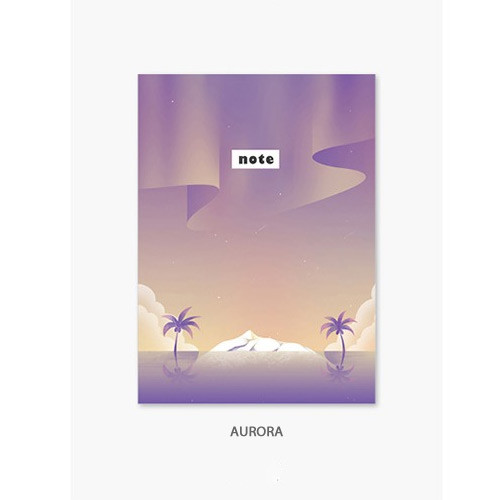 Aurora - Illustration mini small lined notebook