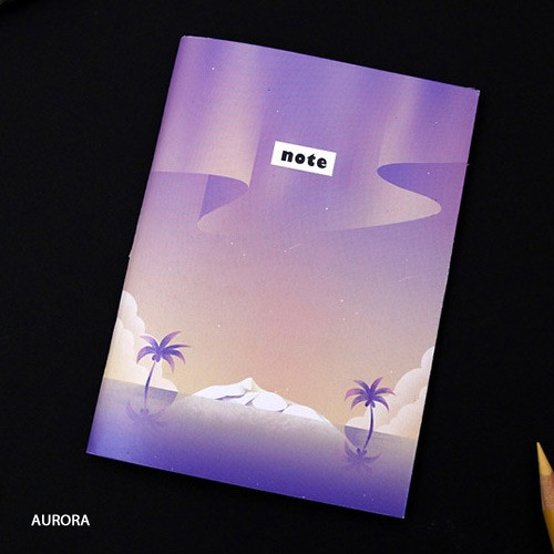 Aurora - Illustration mini small lined notebook