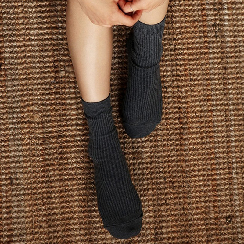 Dailylike Comfortable yours for life daily socks - Charcoal
