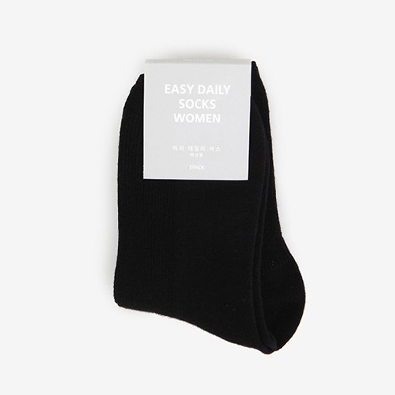 Dailylike Women easy daily socks - Black