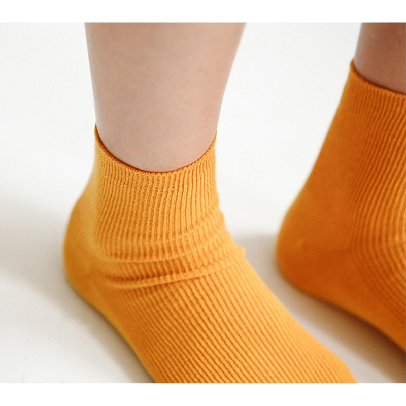 Dailylike Women easy daily socks - Mustard