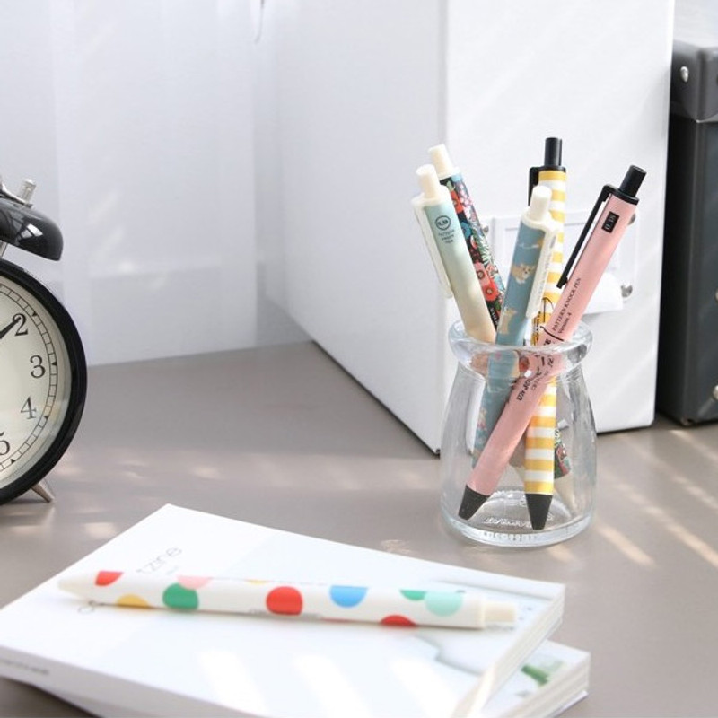 ICONIC Unique pattern knock retractable pen 0.38mm ver4