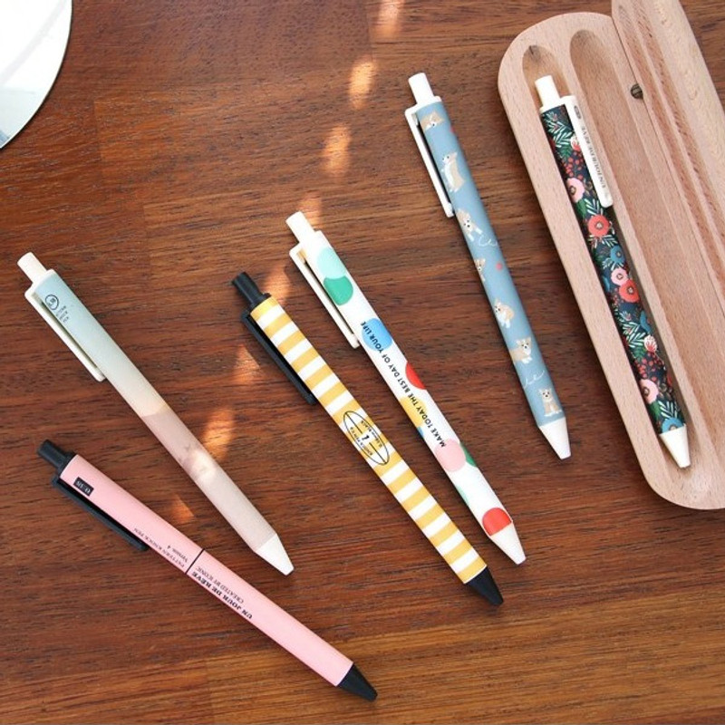 ICONIC Unique pattern knock retractable pen 0.38mm ver4