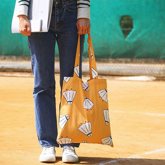 Shuttlecock - Livework Jam Jam pattern daily shoulder tote bag ver2