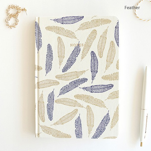 Feather - Florence A5 hardcover lined notebook