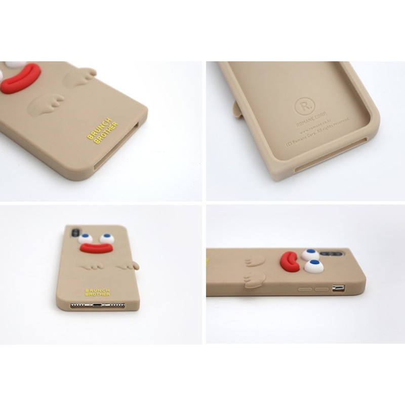 ROMANE Brunch brother silicone case for iPhone X ver2 ROMANE Brunch brother silicone case for iPhone X ver2