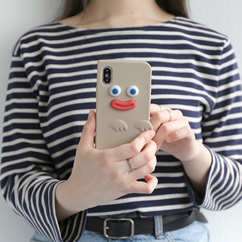 Ghost - ROMANE Brunch brother silicone case for iPhone X ver2 Ghost - ROMANE Brunch brother silicone case for iPhone X ver2