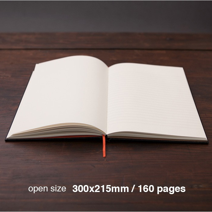 Writer hardcover plain and lined notebook