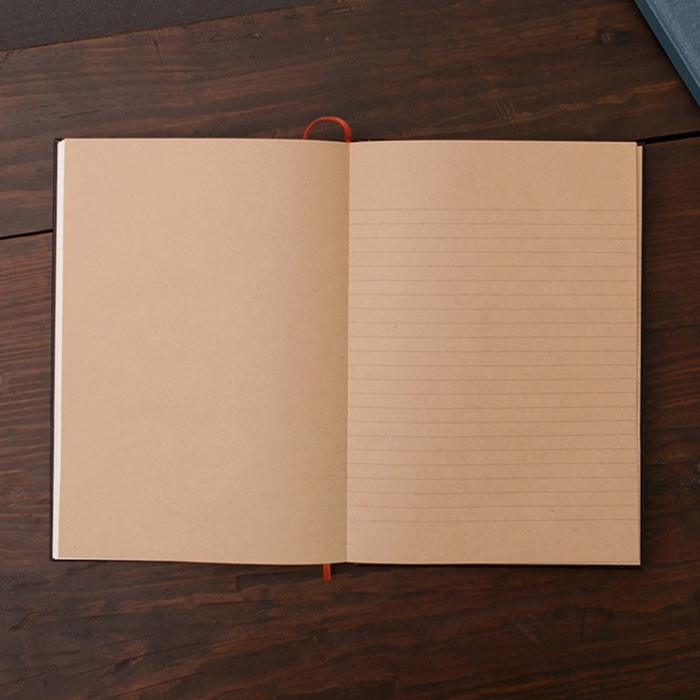 Writer hardcover plain and lined notebook
