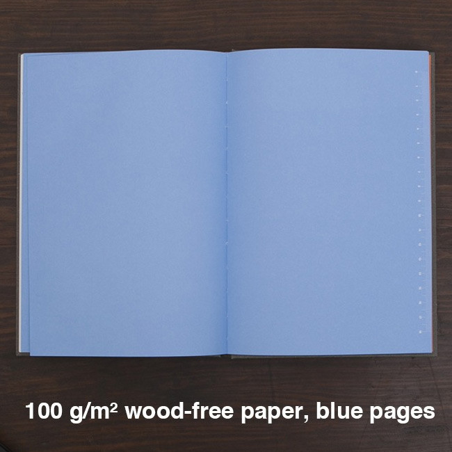 Blue pages - Engineer hardcover grid notebook