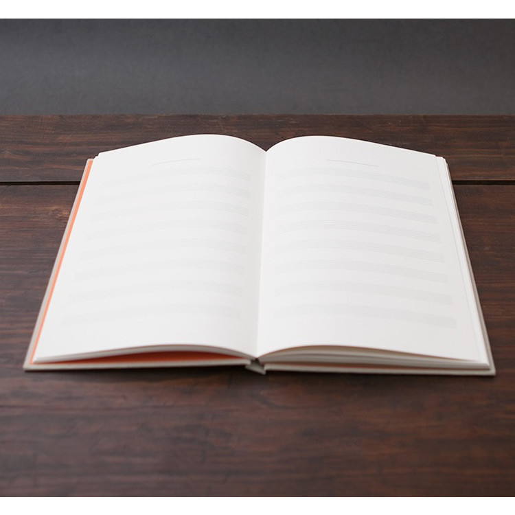 Musician hardcover manuscript paper notebook