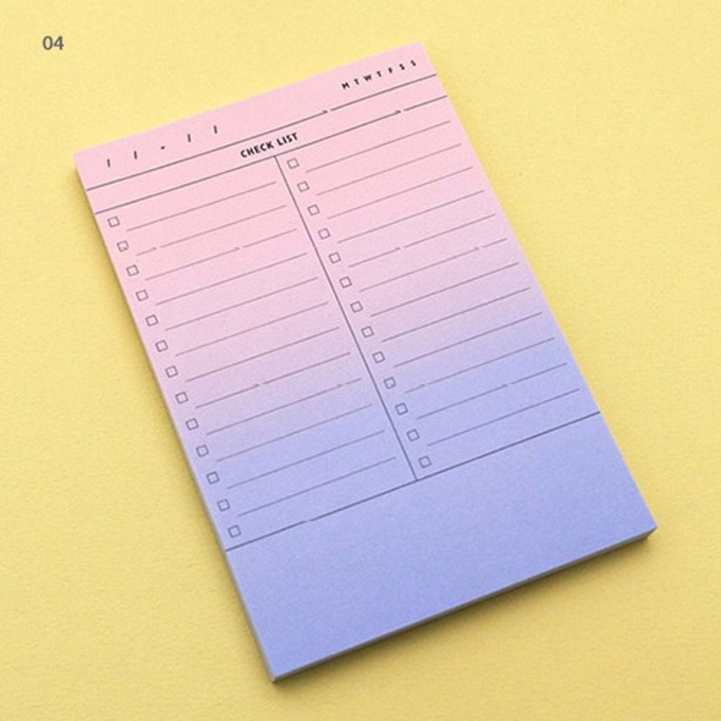 04 - Checklist plan memo notepad 04 - Checklist plan memo notepad