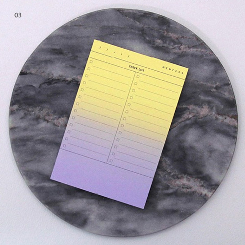 03 - Checklist plan memo notepad 03 - Checklist plan memo notepad