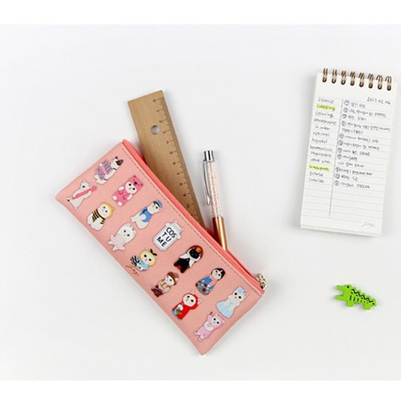 Jetoy Choo Choo cat zipper slim pouch - costume Jetoy Choo Choo cat zipper slim pouch - costume