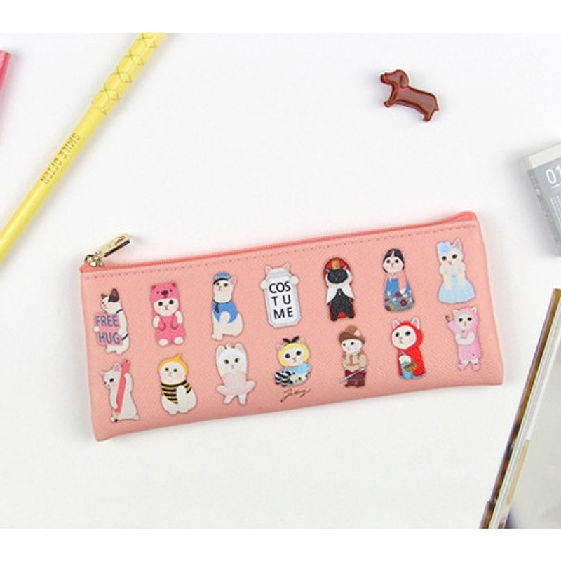 Jetoy Choo Choo cat zipper slim pouch - costume Jetoy Choo Choo cat zipper slim pouch - costume