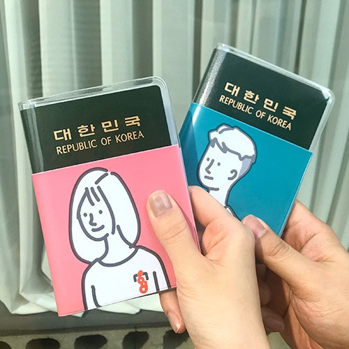 N.IVY You and I clearpassport cover case holder