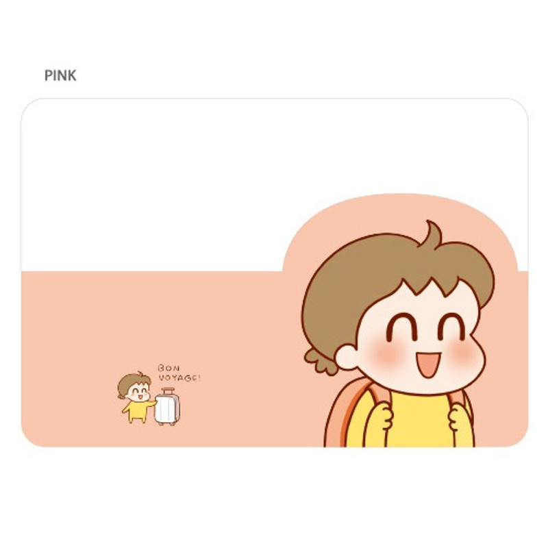 Pink - N.IVY Narm clear passport cover case holder Pink - N.IVY Narm clear passport cover case holder