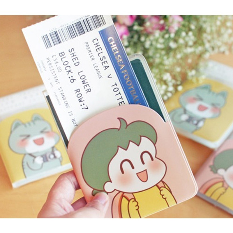 N.IVY Narm clear passport cover case holder N.IVY Narm clear passport cover case holder