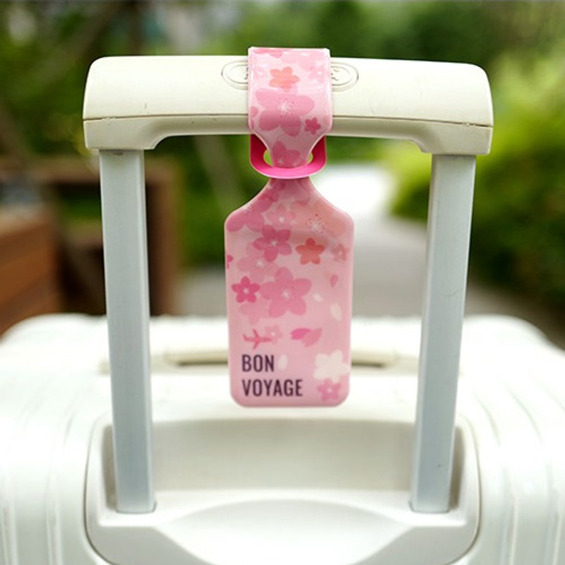 N.IVY Odong et valerie cherry blossom travel luggage name tag N.IVY Odong et valerie cherry blossom travel luggage name tag