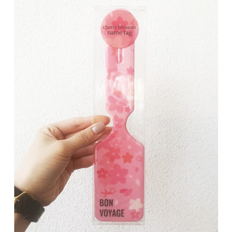 Package -  cherry blossom travel luggage name tag Package -  cherry blossom travel luggage name tag