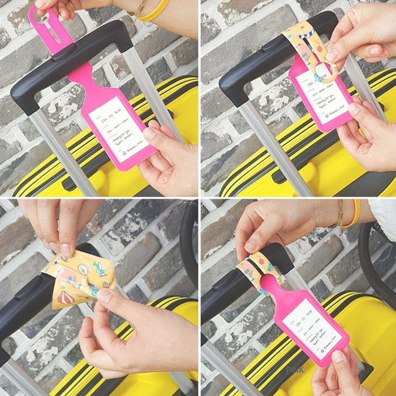 N.IVY Buri go now travel luggage name tag N.IVY Buri go now travel luggage name tag