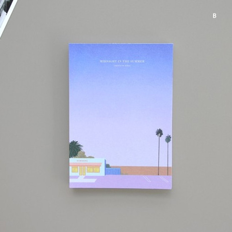 B - Iconic Lagom illustration memo notepad B - Iconic Lagom illustration memo notepad