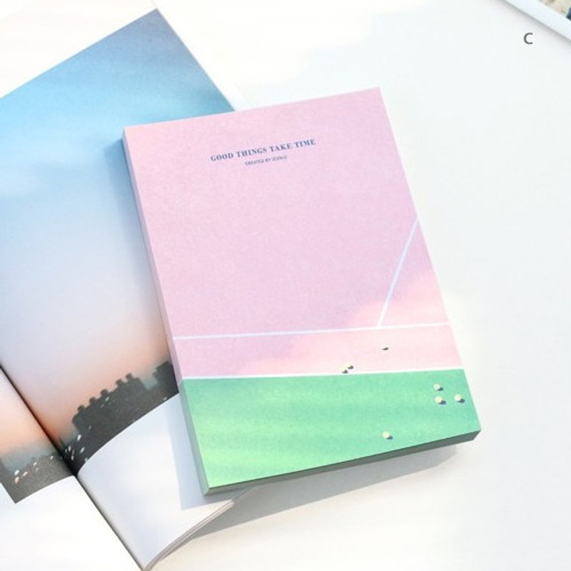 C - Iconic Lagom illustration memo notepad C - Iconic Lagom illustration memo notepad