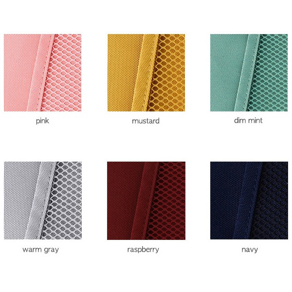 Color - Livework A low hill basic mesh pocket file pouch ver2