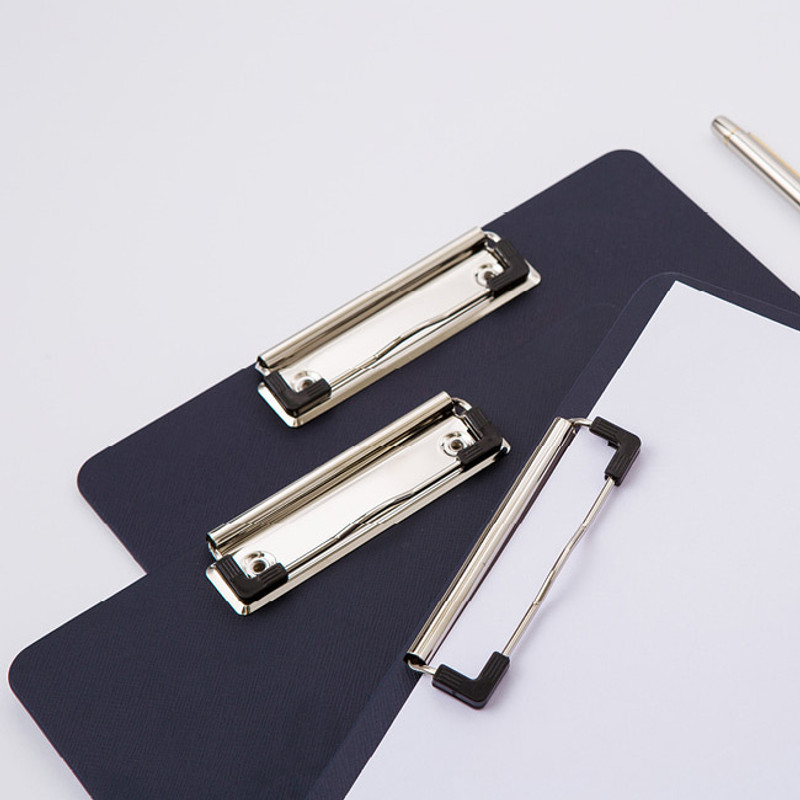 Ardium Navy A4 size clipboard with low profile clip Ardium Navy A4 size clipboard with low profile clip
