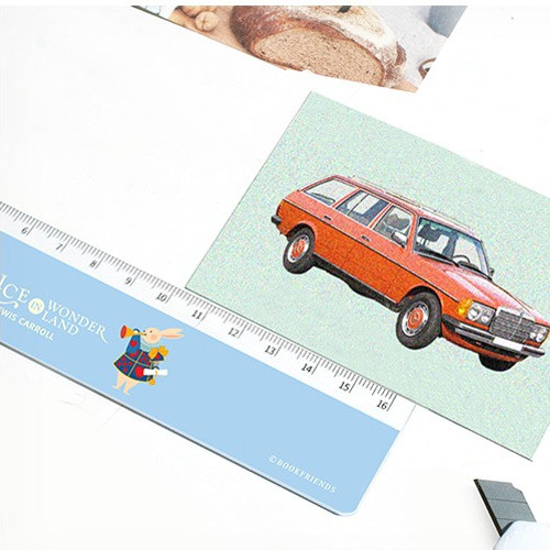 Bookfriends World literature 16cm plastic ruler