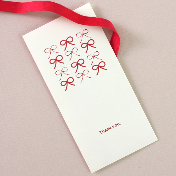 Ribbon - Dash and Dot Blossom Ribbon thank you envelope set