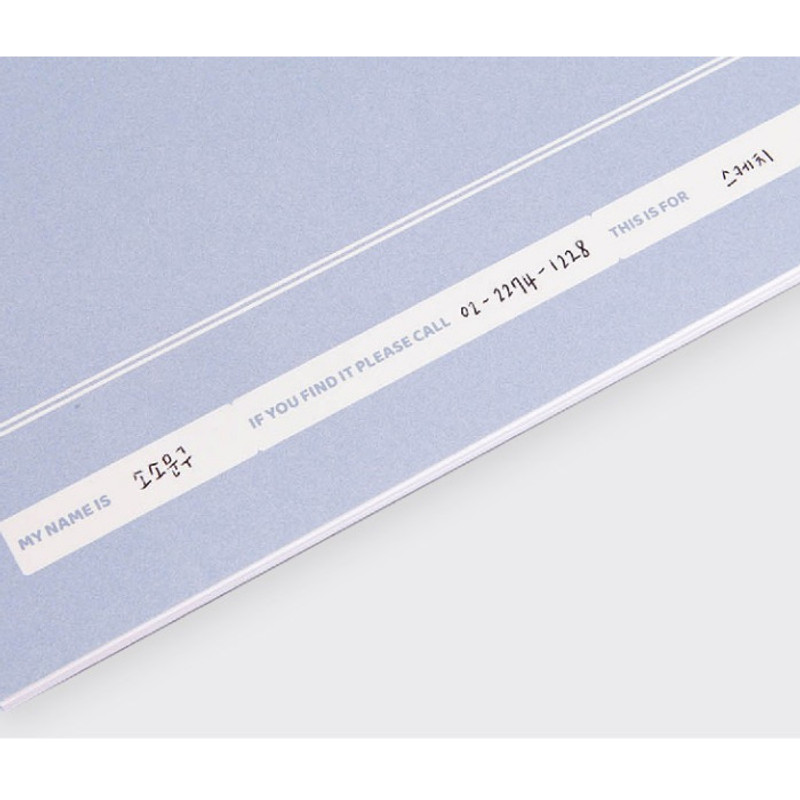 Violet - SOSOMOONGOO Time together medium spiral drawing notebook