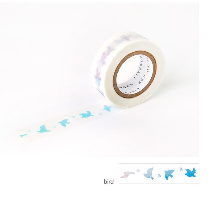 Bird - Livework My universe single deco masking tape