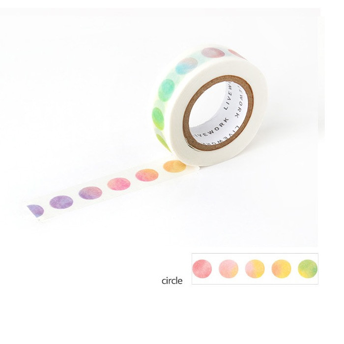 Circle - Livework My universe single deco masking tape